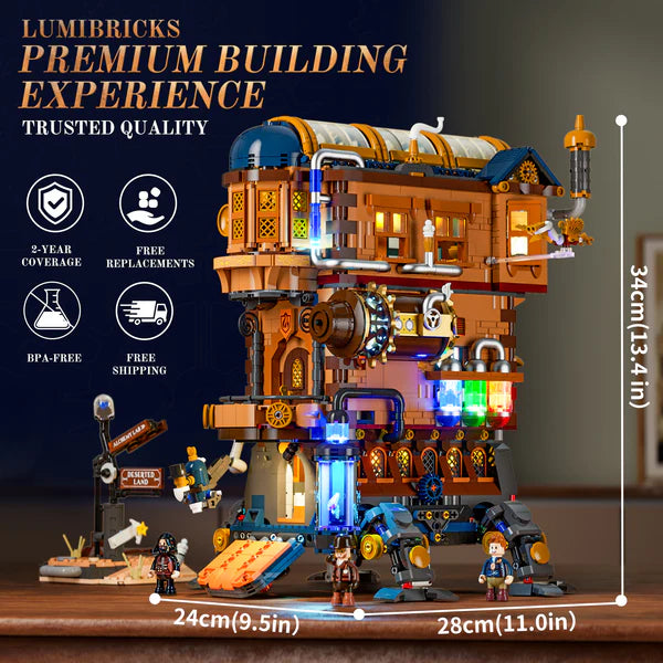 Lumibricks L9103 - Alchemist's Moving Castle - Das wandelnde Schloss des Alchemisten