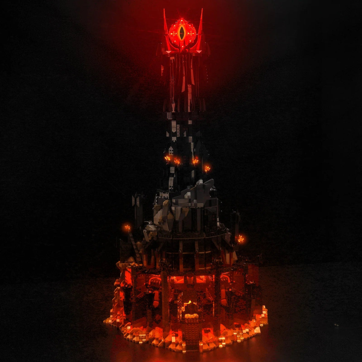 BrickBling LED Licht Set für LEGO Der Herr der Ringe: Barad-dûr (10333) inkl. Fernbedienung