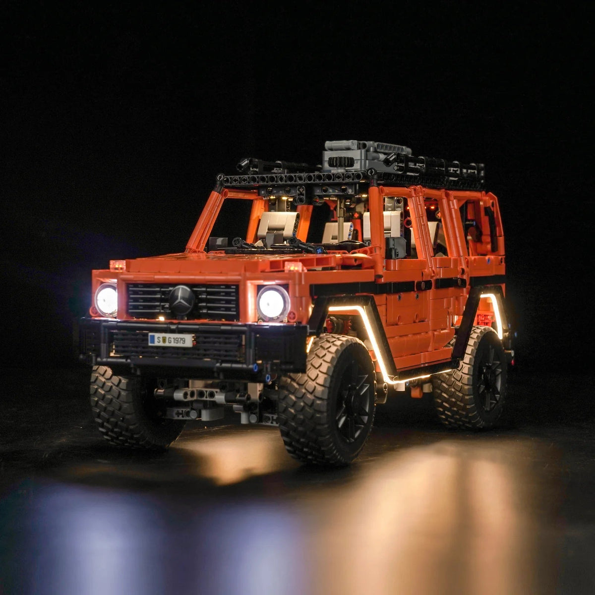 BrickBling LED Licht Set für LEGO Mercedes-Benz G 500 PROFESSIONAL Line (42177) inkl. Fernbedienung
