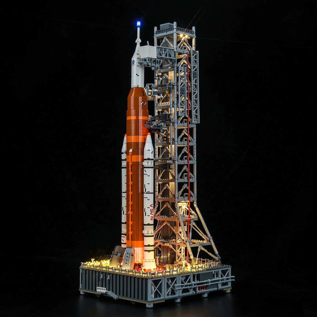 BrickBling LED Licht Set für LEGO NASA: Artemis Startrampe (10341) inkl. Fernbedienung