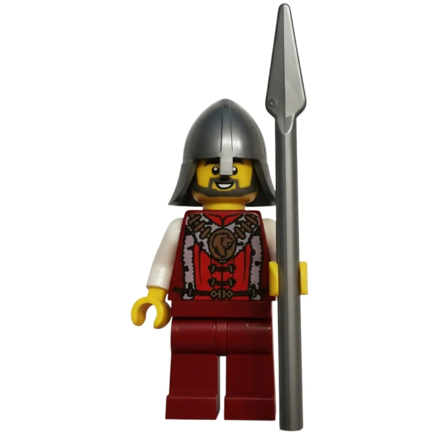 LEGO Castle Minifigur Eigenkreation Krieger Sir Alaric Rotmantel
