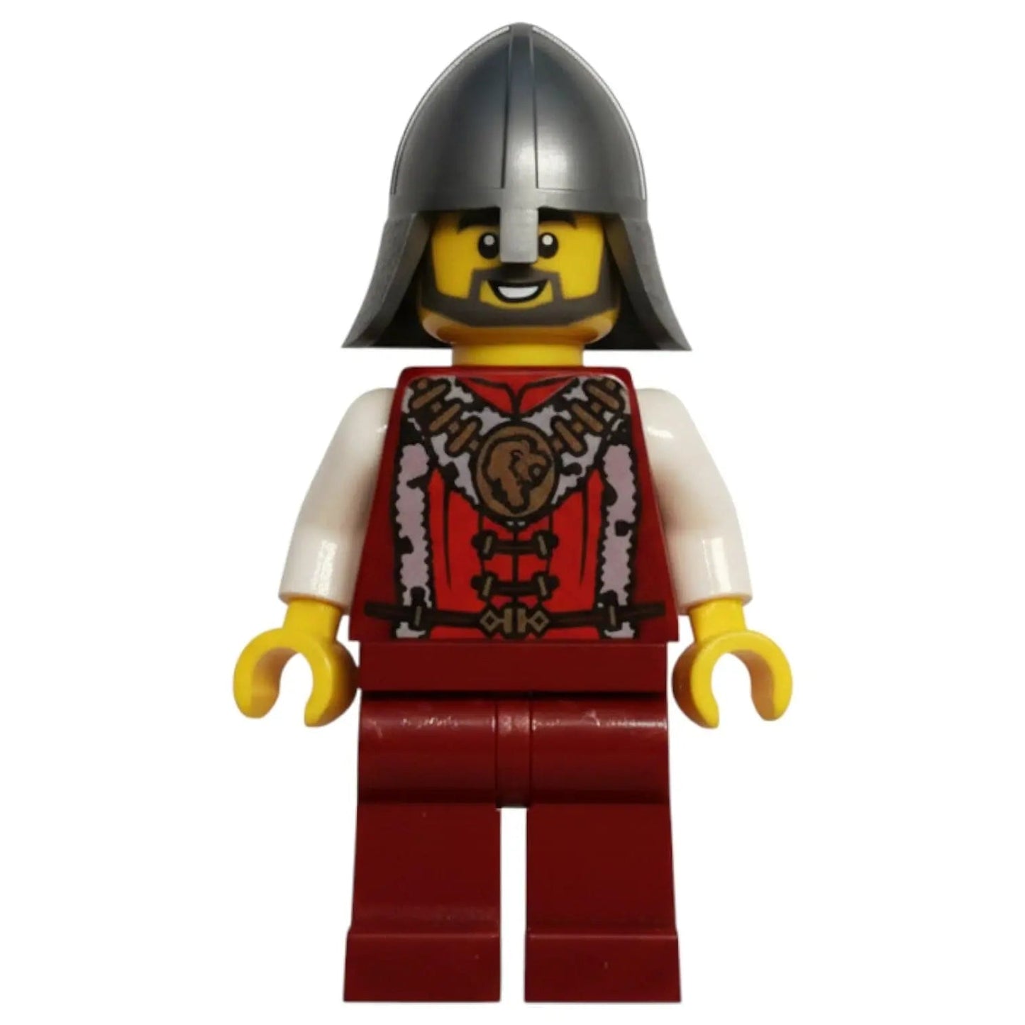 LEGO Castle Minifigur Eigenkreation Krieger Sir Alaric Rotmantel