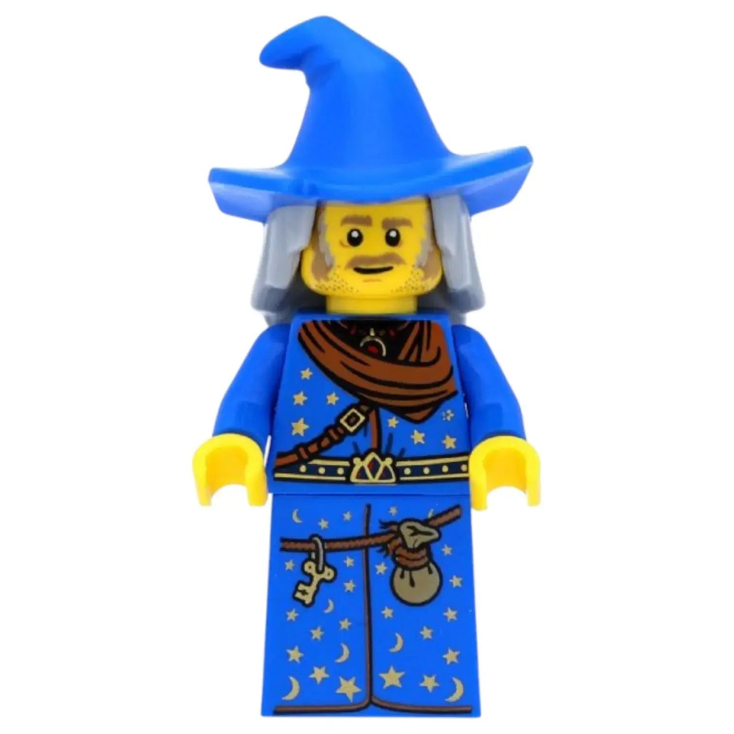 LEGO Castle Minifigur Eigenkreation Zauberer Eldrin der Blaue