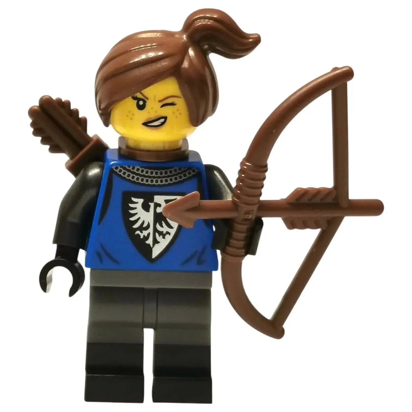 LEGO Castle Minifigur Flakenritter Bogenschütze Weiblich - bdp101