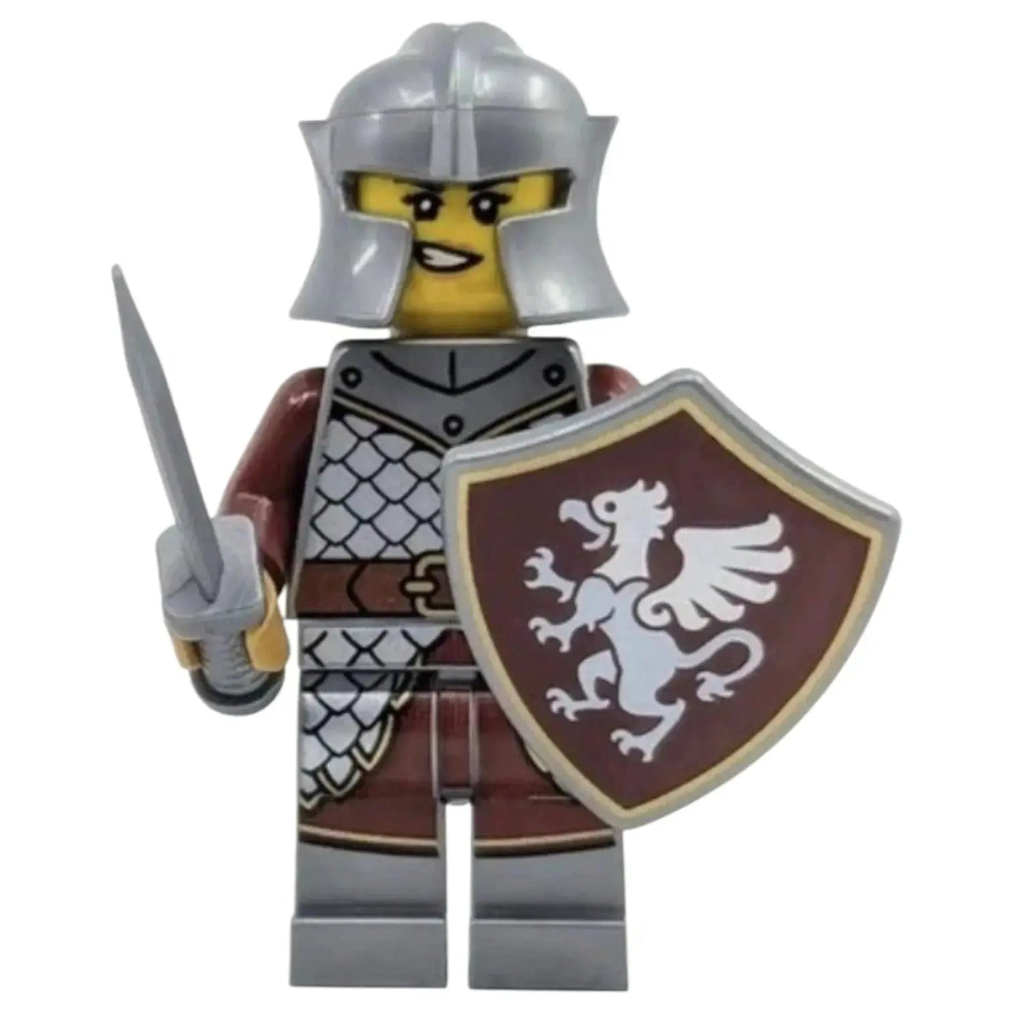 LEGO Castle Minifigur Ideas Griffin Soldat Weiblich mit Waffe - idea236