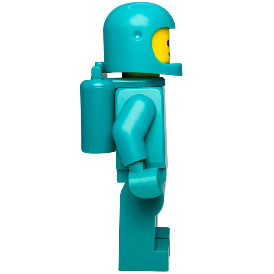 LEGO Classic Space Minifigur Astronaut Dunkel Türkis  - idea227
