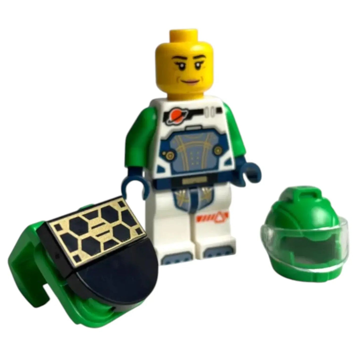 LEGO Space Minifigur Astronaut Grün Frau - cty1753