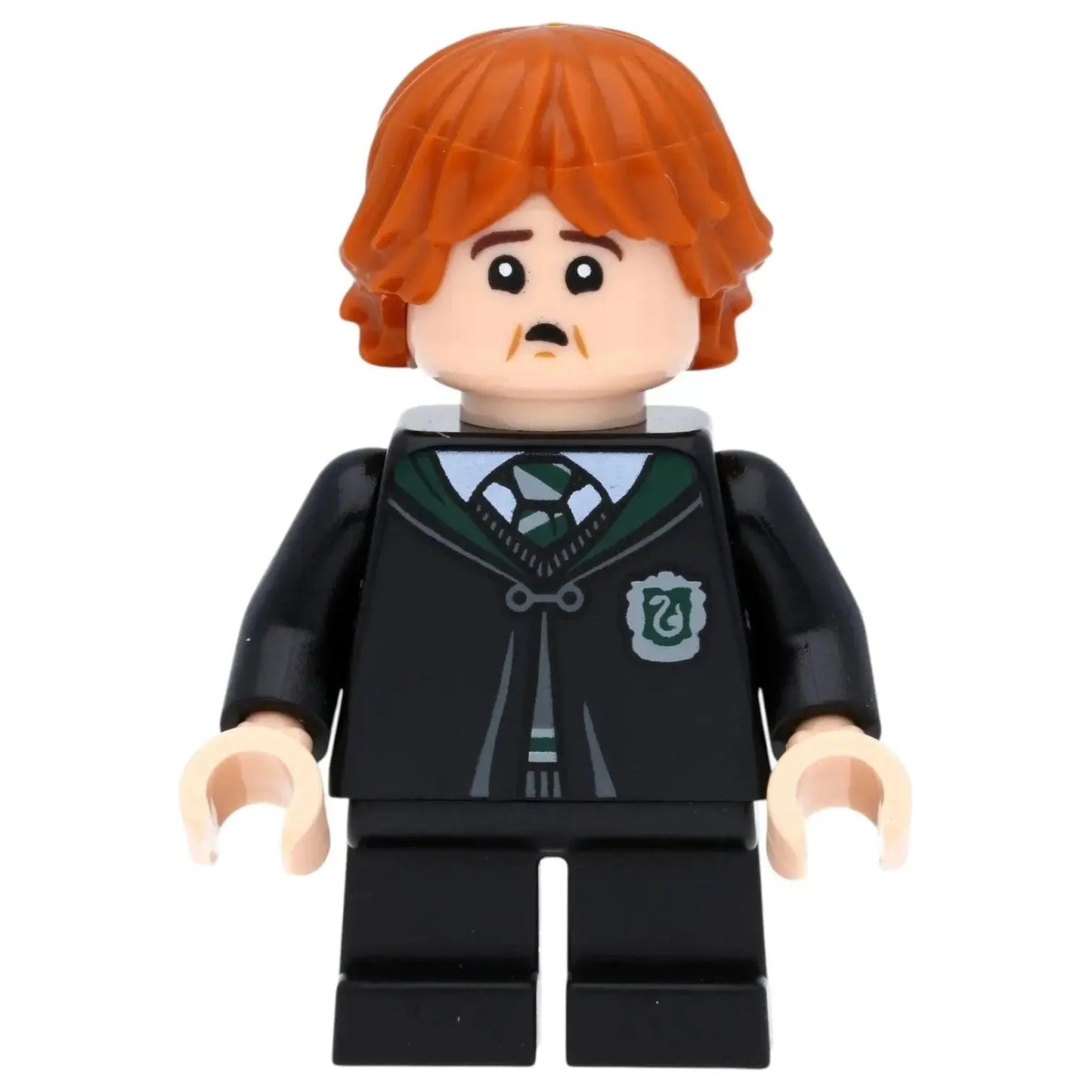 LEGO Harry Potter Minifigur Ron Weasley Black Slytherin - hp287