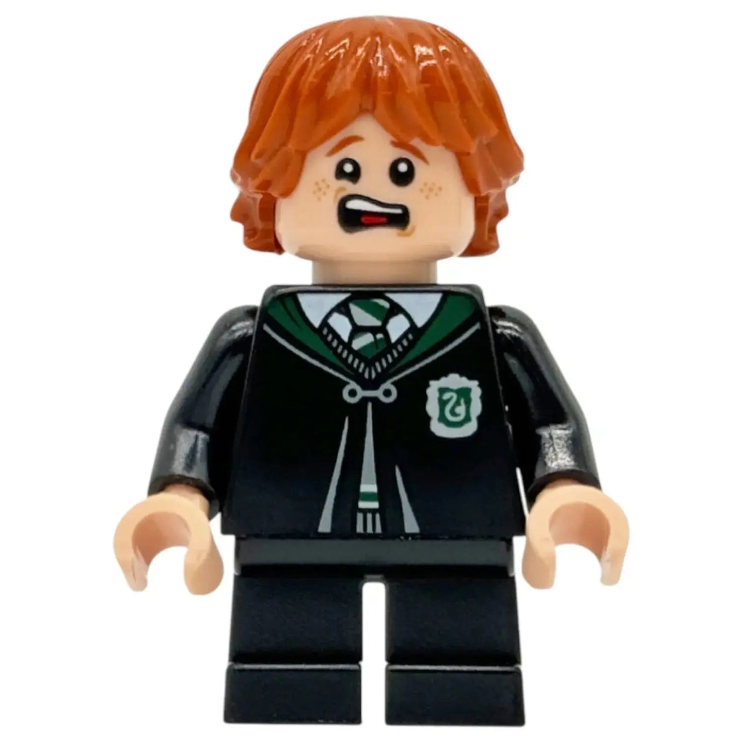 LEGO Harry Potter Minifigur Ron Weasley Black Slytherin - hp287