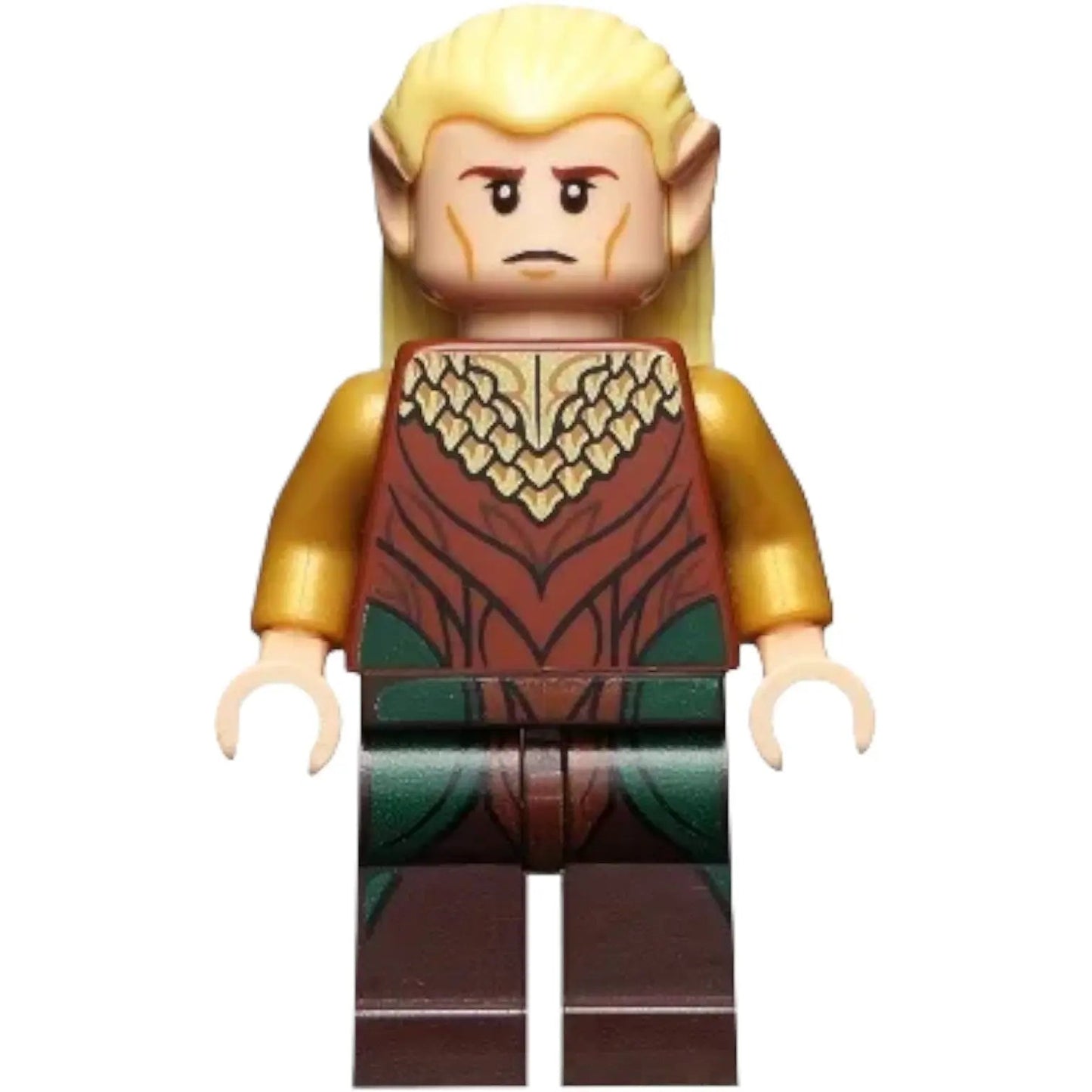 LEGO Lord of the Rings Minifigur Legolas Grünblatt - lor035