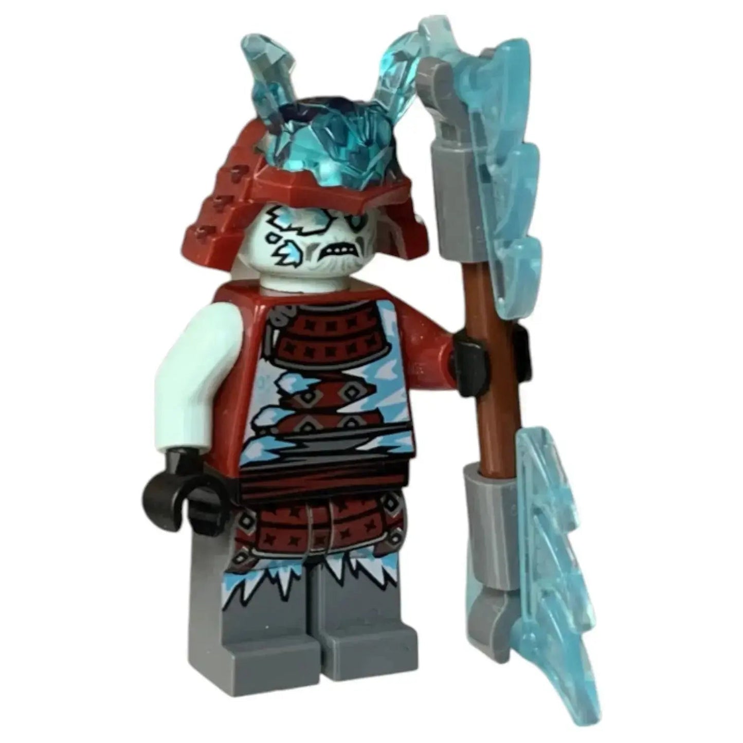 LEGO Ninjago Minifigur Blizzard Samurai mit Waffe - njo0549