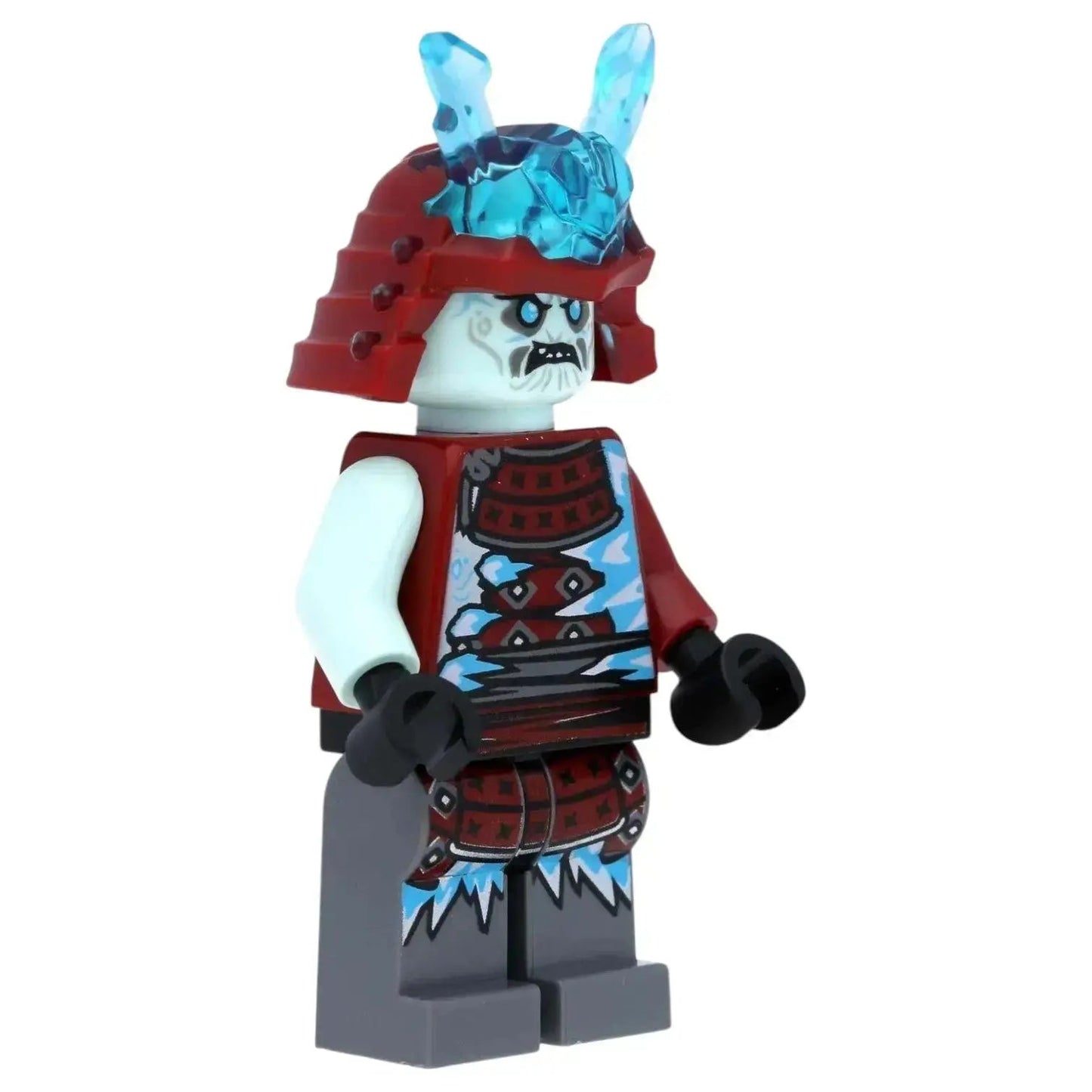 LEGO Ninjago Minifigur Blizzard Samurai mit Waffe - njo0549