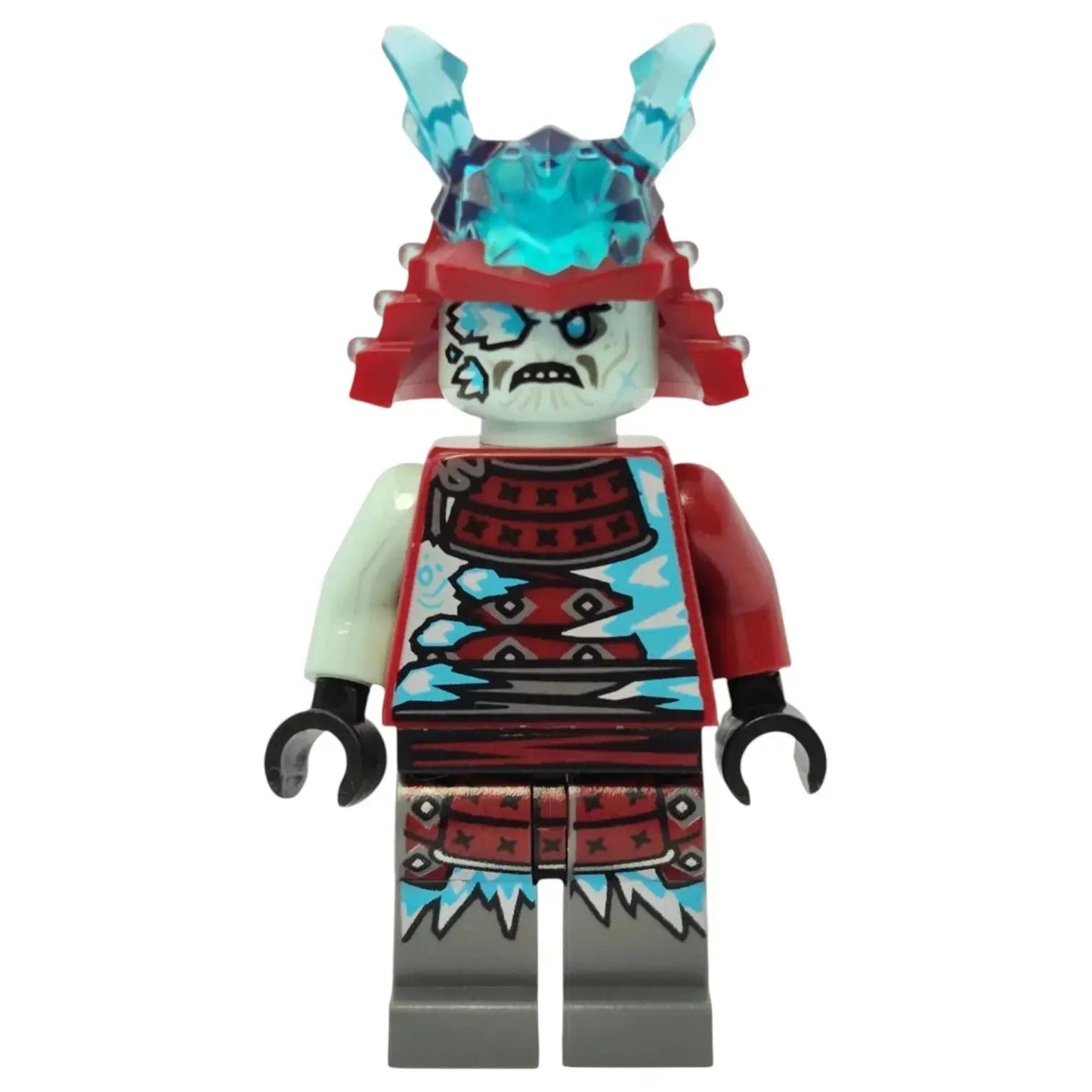 LEGO Ninjago Minifigur Blizzard Samurai mit Waffe - njo0549