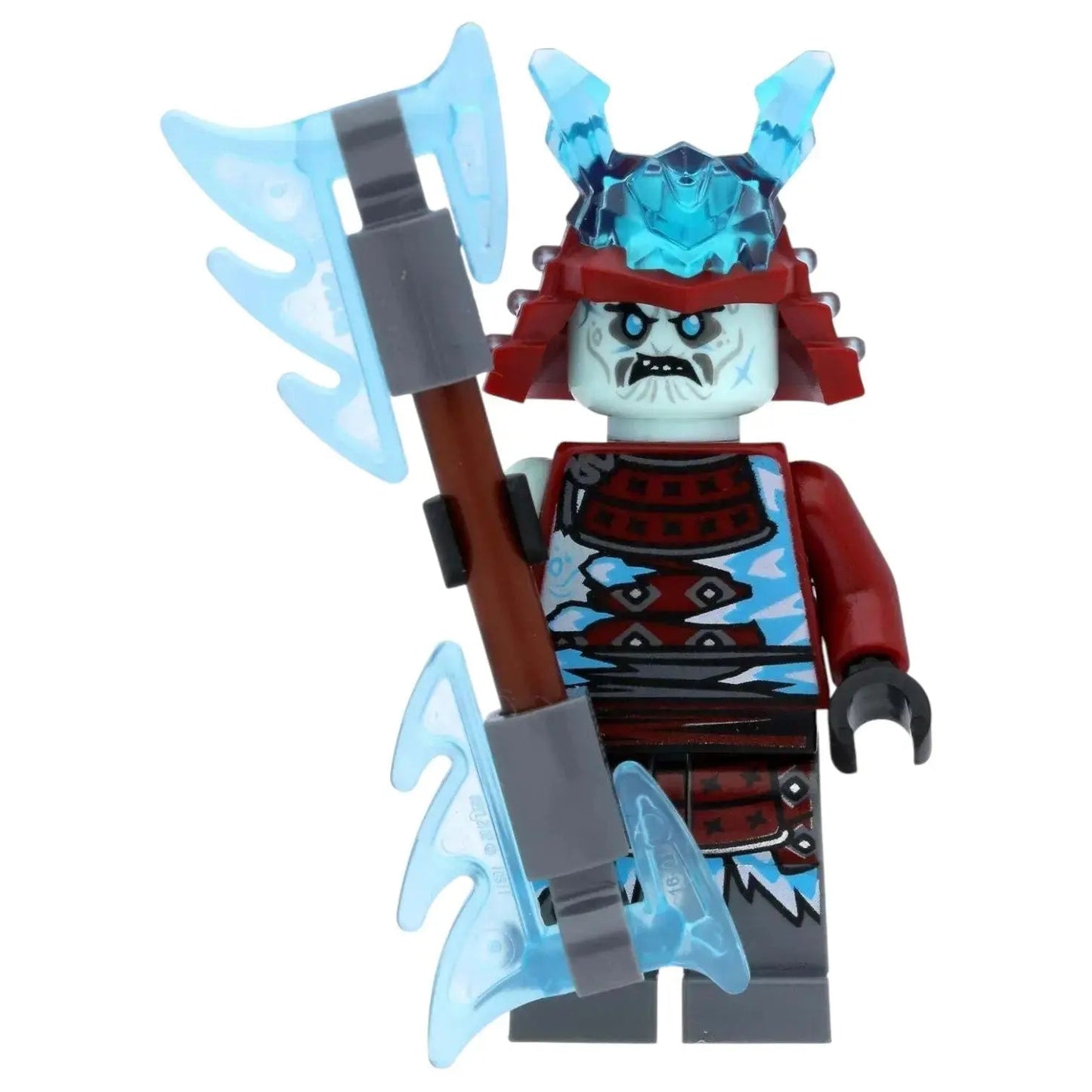LEGO Ninjago Minifigur Blizzard Samurai mit Waffe - njo0549