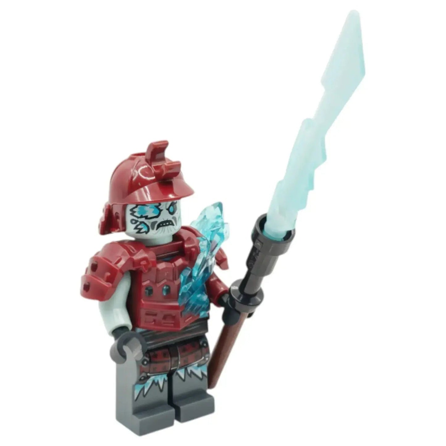LEGO Ninjago Minifigur Blizzard Samurai mit Waffe - njo0556