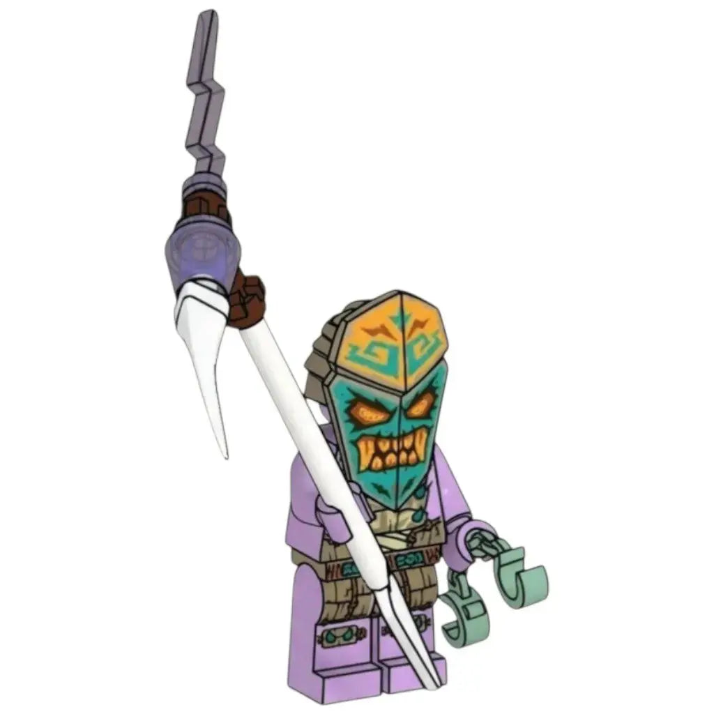 LEGO Ninjago Minifigur Thunder Keeper mit Waffen - njo0686