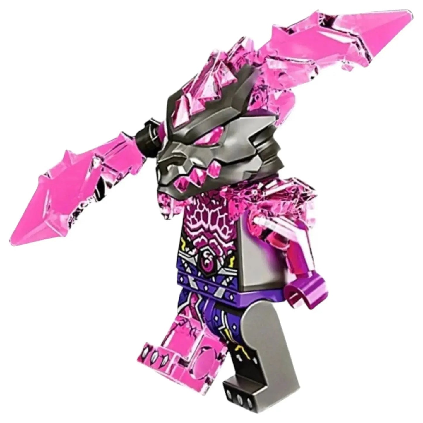 LEGO Ninjago Minifigur Vengestone Warrior mit Waffe - njo0765