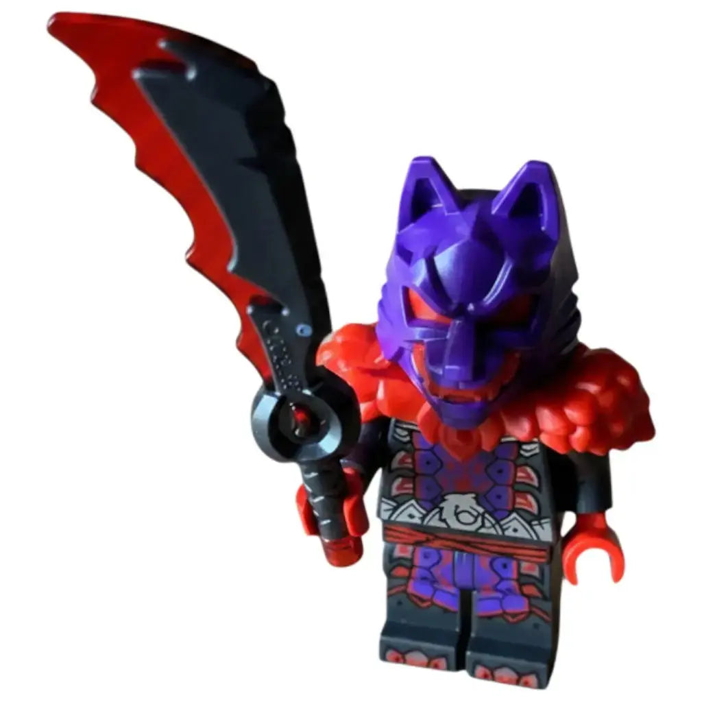 LEGO Ninjago Minifigur Wolf Mask General mit Waffe - njo0916