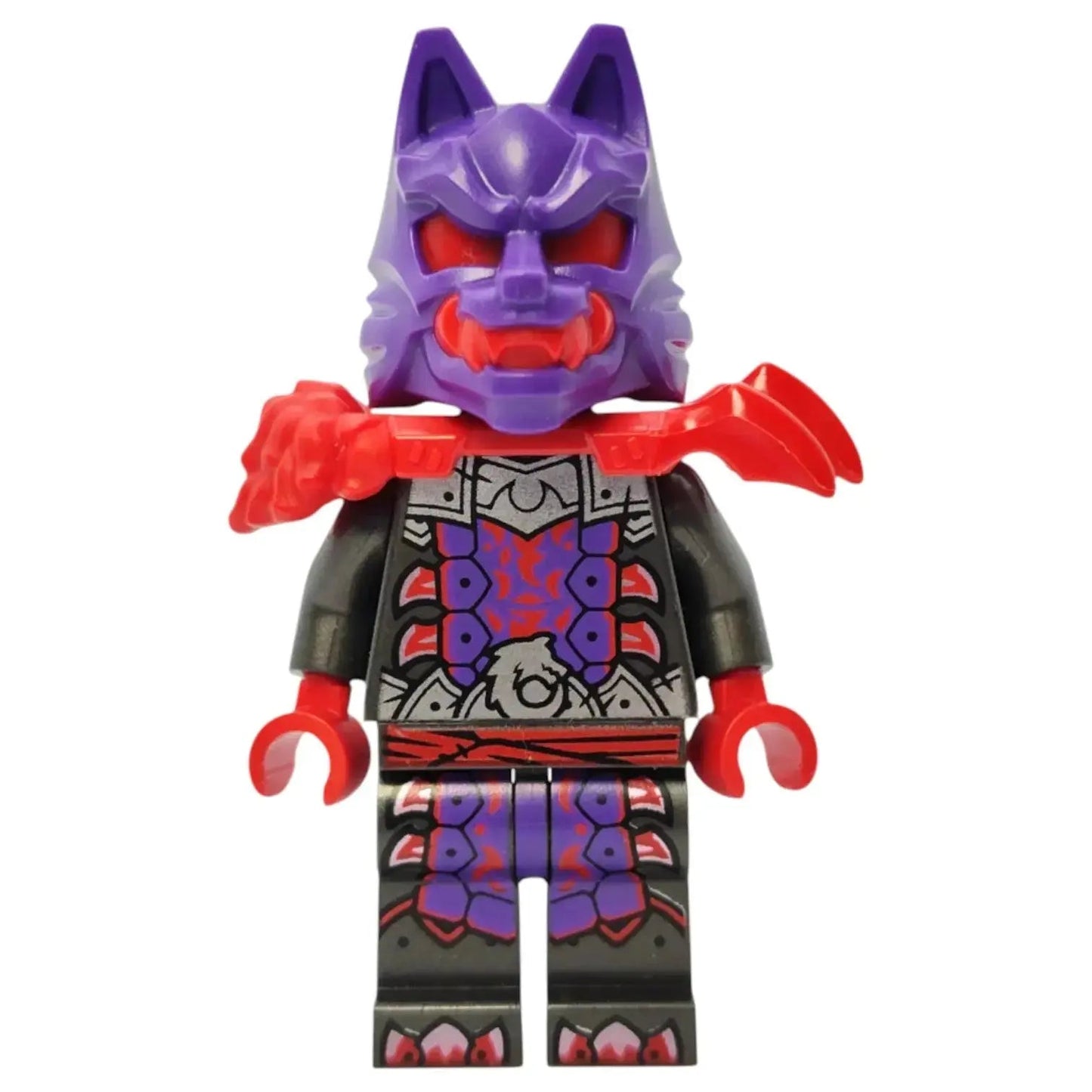 LEGO Ninjago Minifigur Wolf Mask General mit Waffe - njo0916