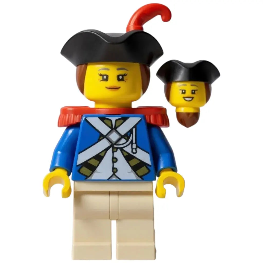 LEGO Piraten Minifigur Imperiale Offizierin  - pi188/pi194