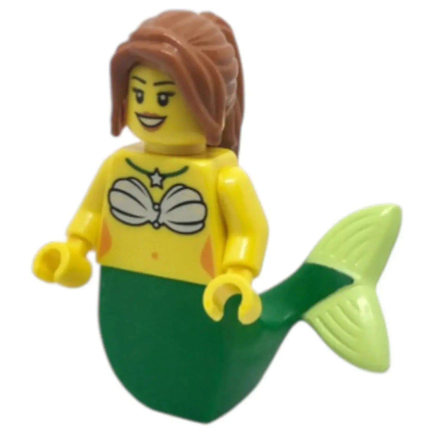 LEGO Piraten Minifigur Meerjungfrau mit Muschel - pi184
