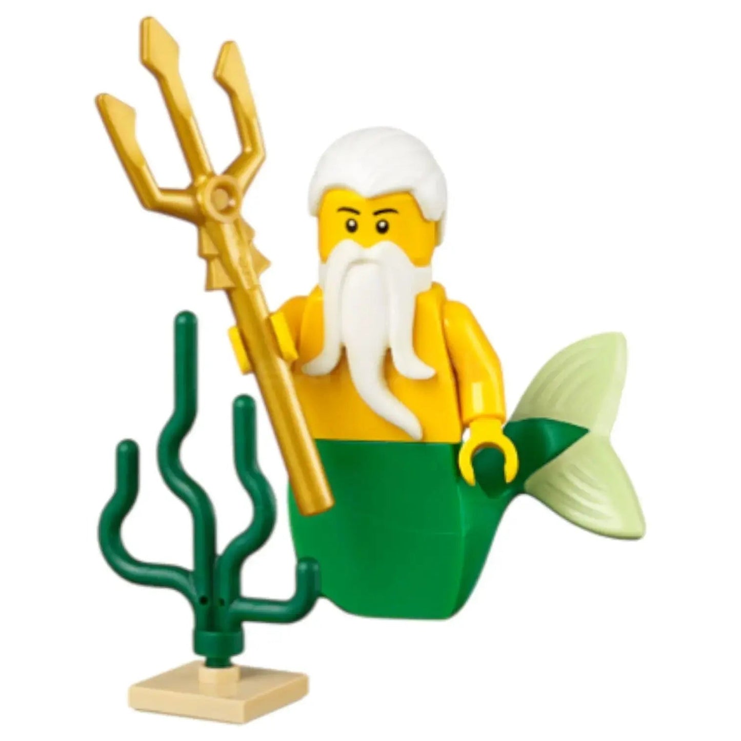 LEGO Piraten Minifigur Meerjungmann mit Dreizack - pi183