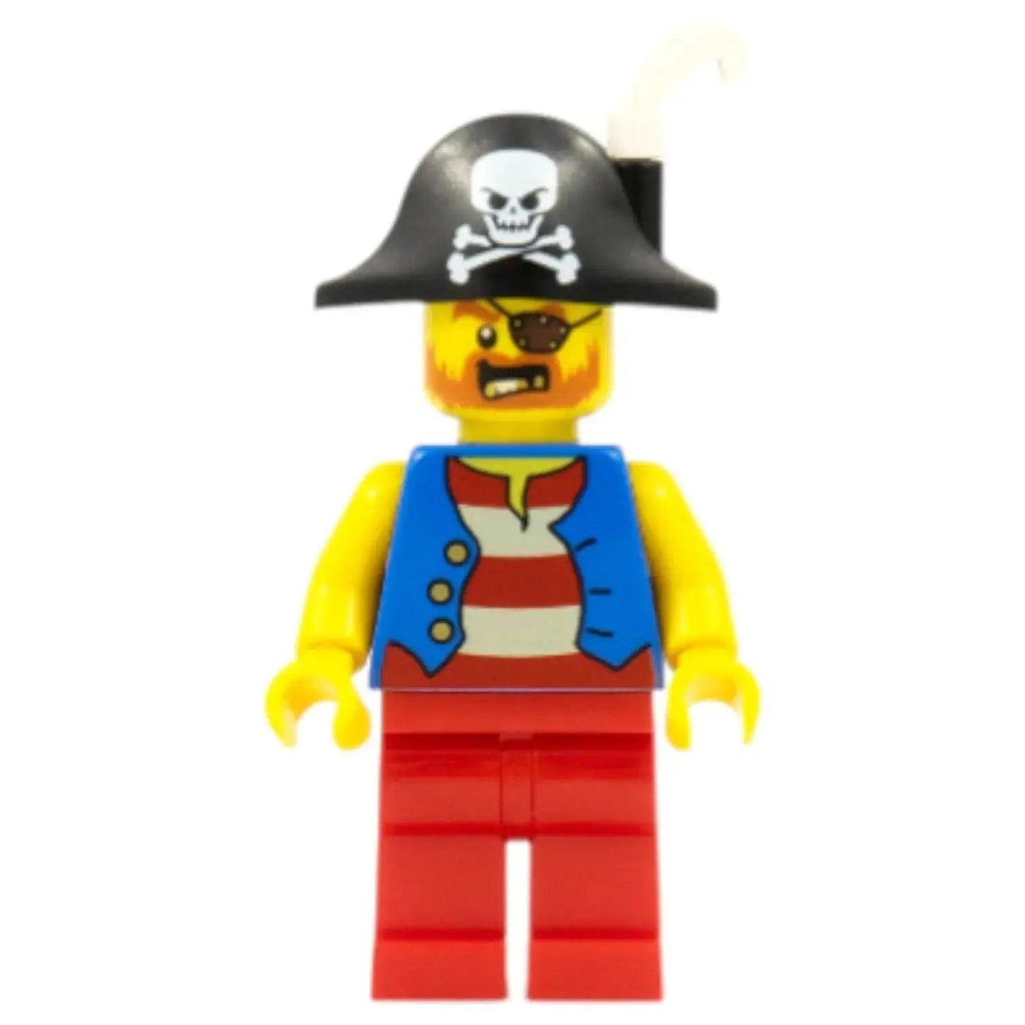 LEGO Piraten Minifigur Pirat Kapitän - pi180