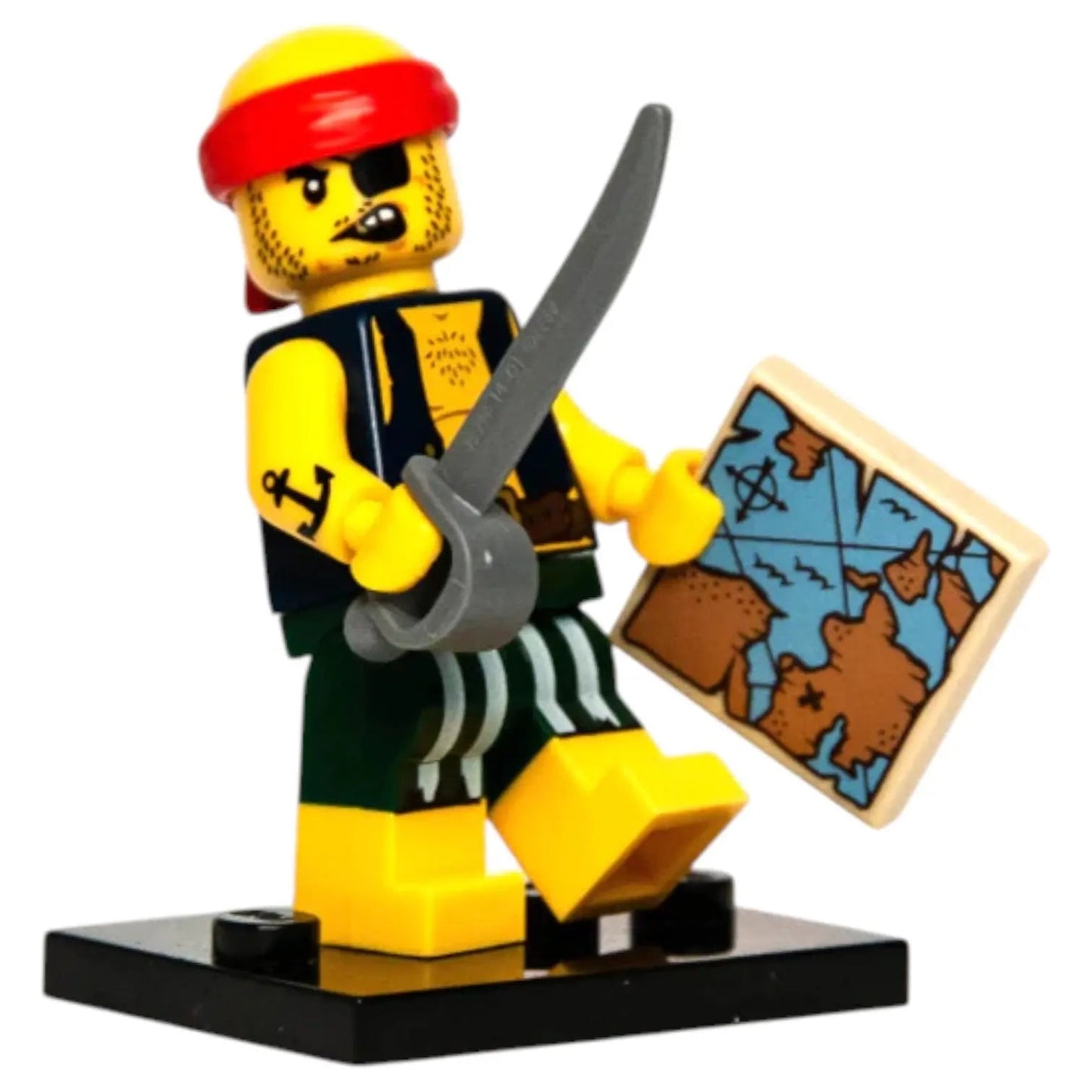 LEGO Piraten Minifigur Serie 16 Scallywag Pirate - col252
