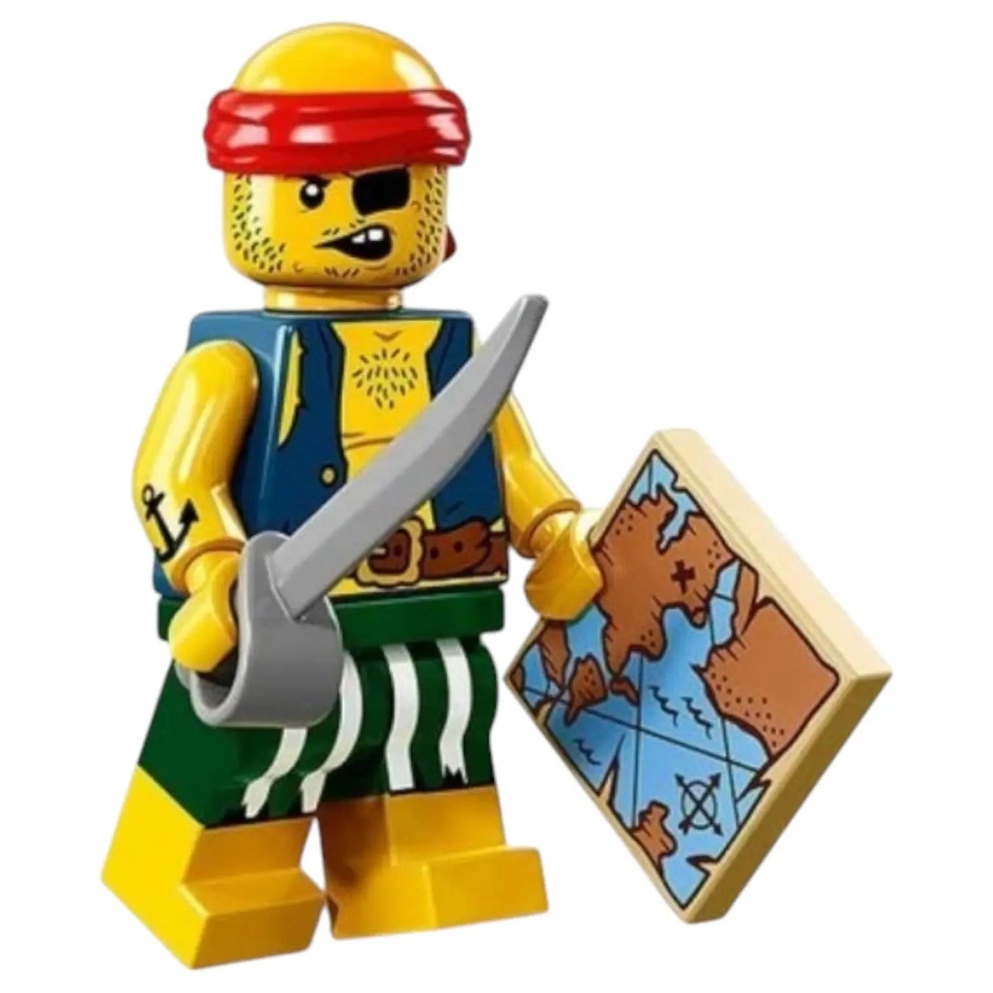 LEGO Piraten Minifigur Serie 16 Scallywag Pirate - col252