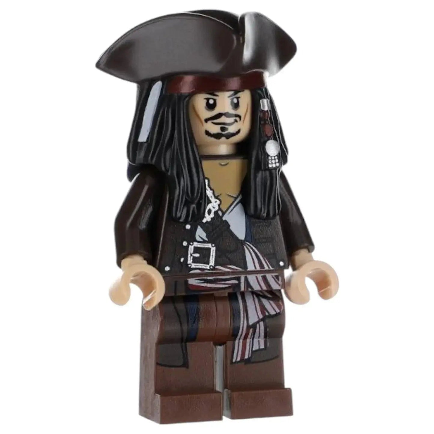 LEGO Pirates of the Caribbean Minifigur Captain Jack Sparrow - poc011