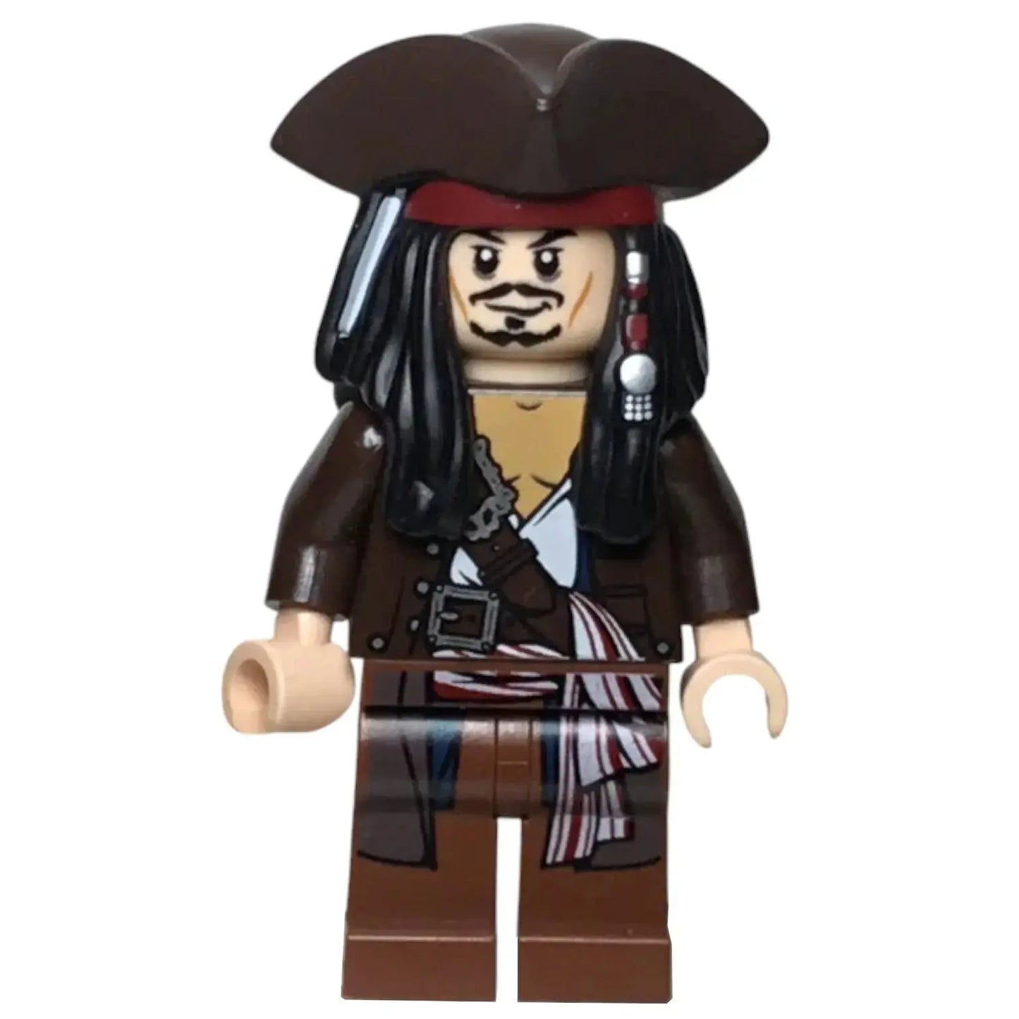 LEGO Pirates of the Caribbean Minifigur Captain Jack Sparrow - poc011