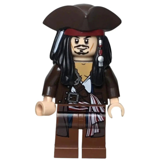 LEGO Pirates of the Caribbean Minifigur Captain Jack Sparrow - poc011