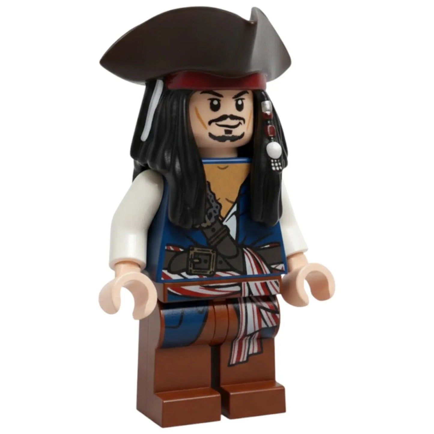 LEGO Pirates of the Caribbean Minifigur Captain Jack Sparrow - poc024