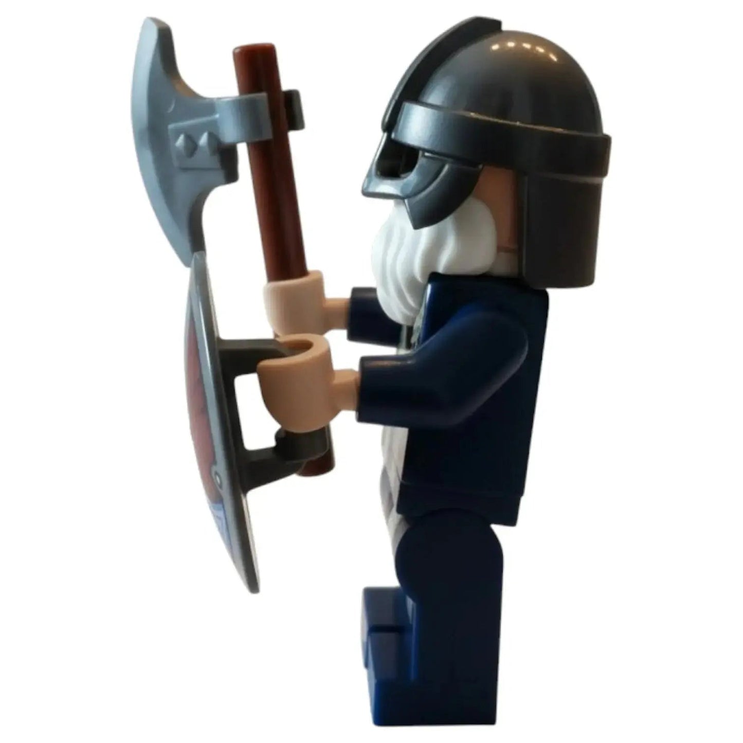 LEGO Vikings Wikinger Minifigur Eigenkreation Krieger Halvar Frostschild
