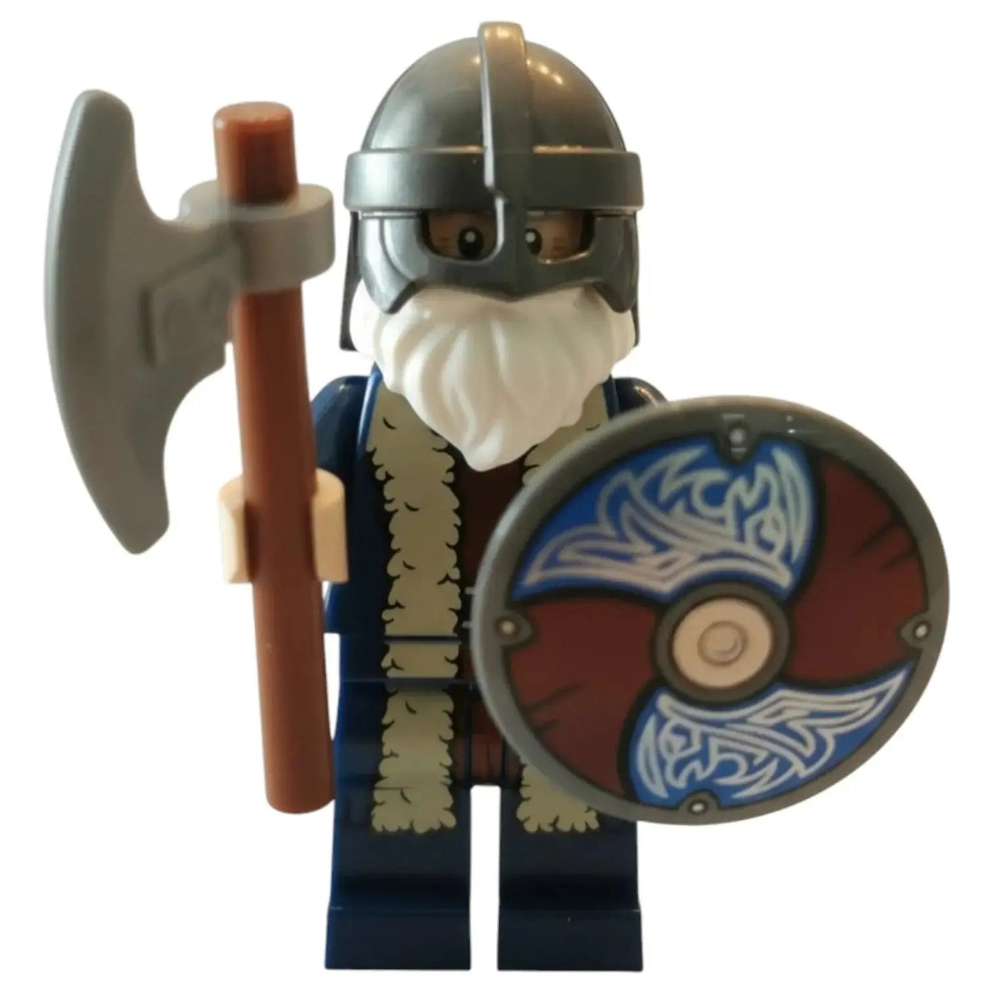 LEGO Vikings Wikinger Minifigur Eigenkreation Krieger Halvar Frostschild