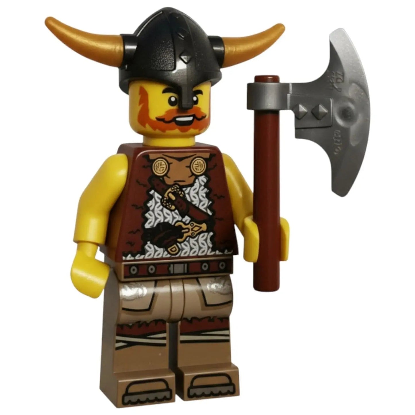 LEGO Vikings Wikinger Minifigur Eigenkreation Krieger Ragnar Flammenbart
