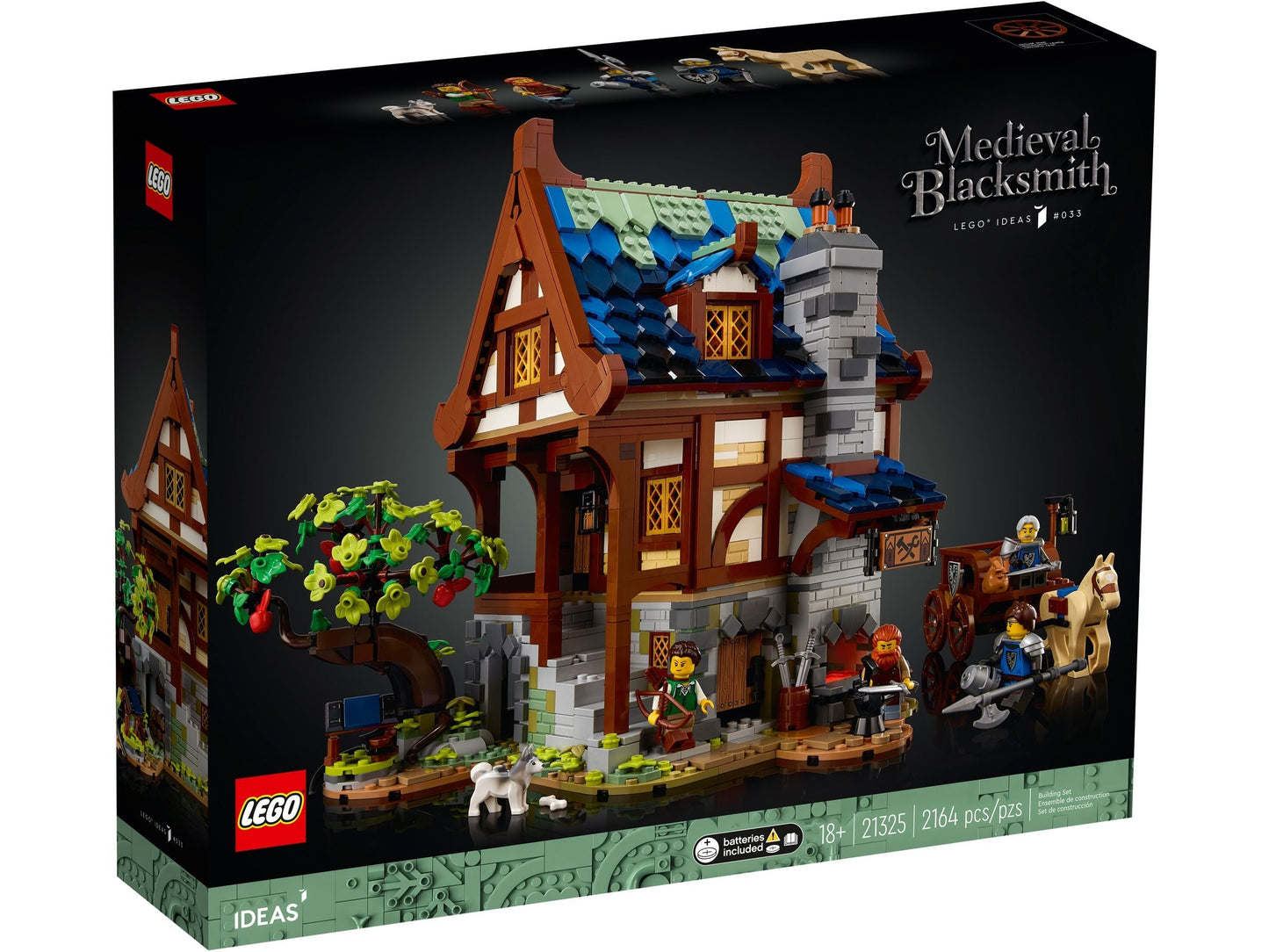 LEGO Ideas Mittelalterliche Schmiede 21325