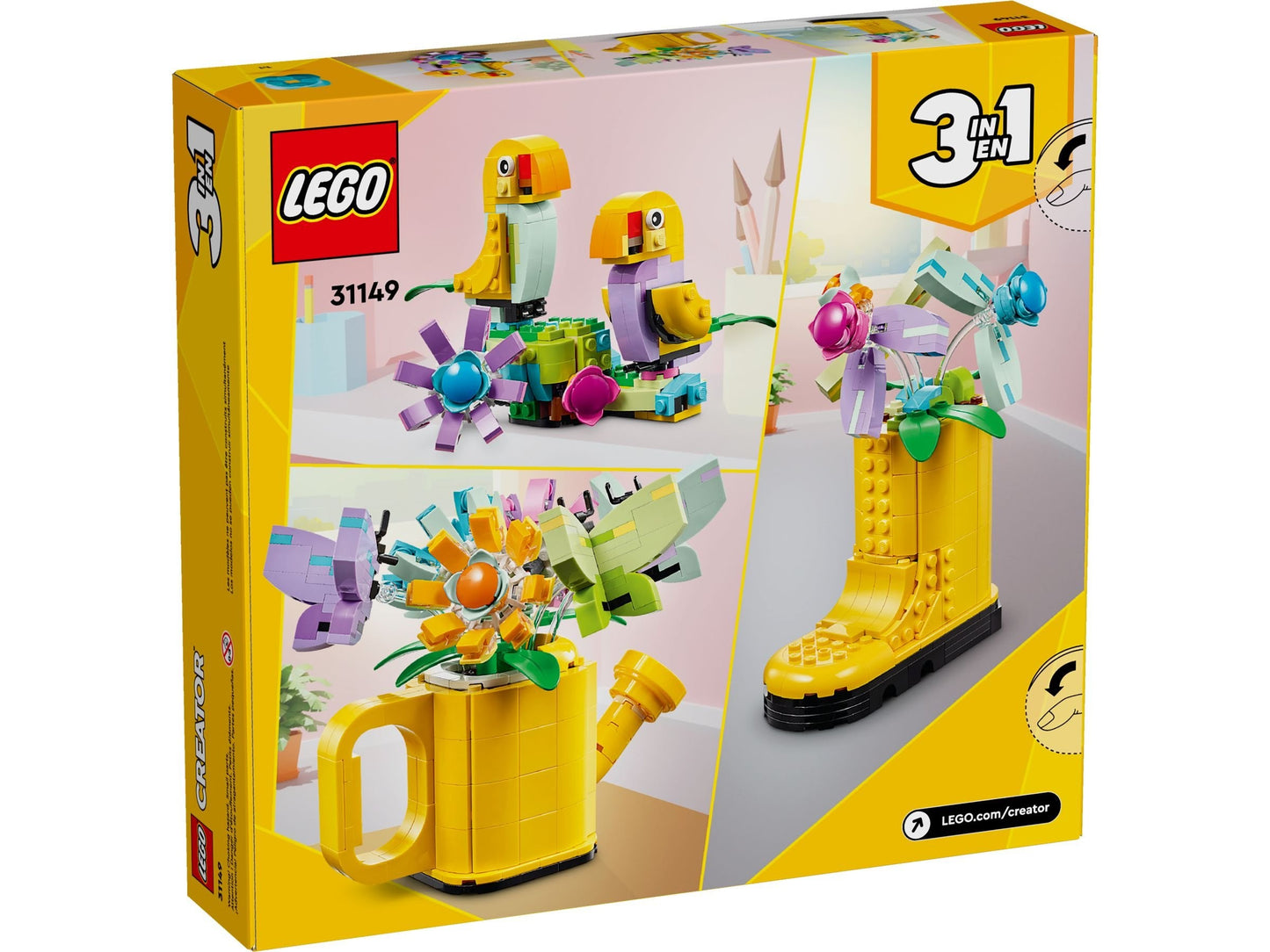 LEGO Creator Giesskanne mit Blumen 31149