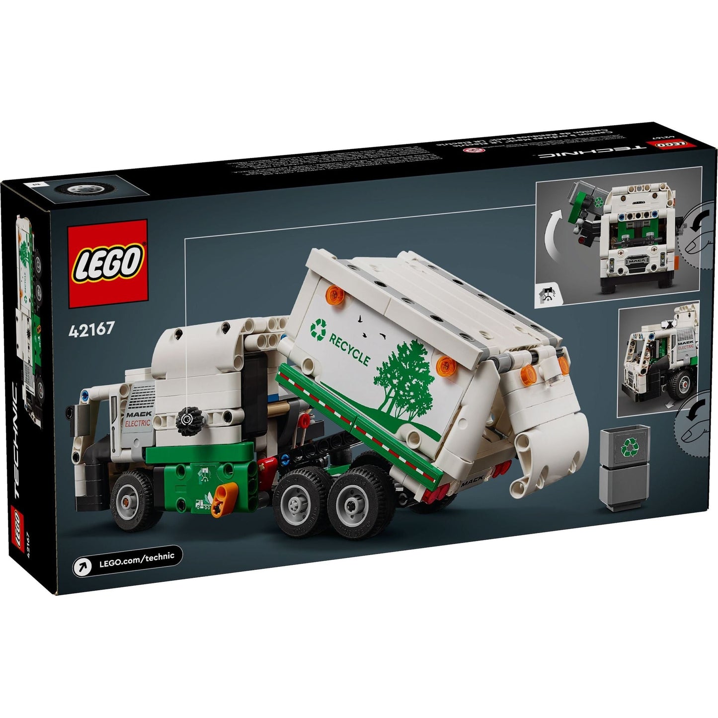 LEGO Technic  Mack LR Electric Müllwagen 42167