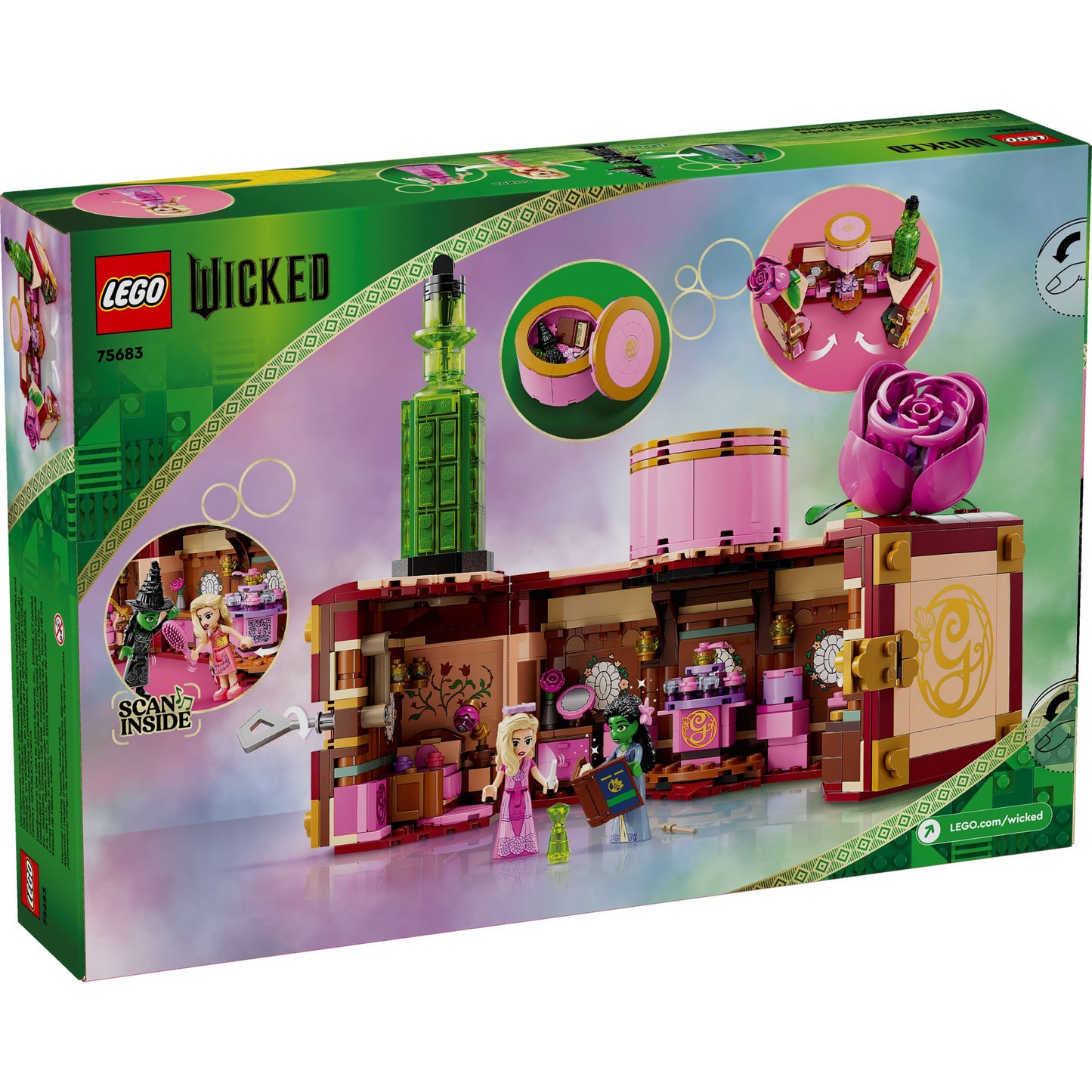 LEGO Wicked Glindas und Elphabas Schlafsaal 75683