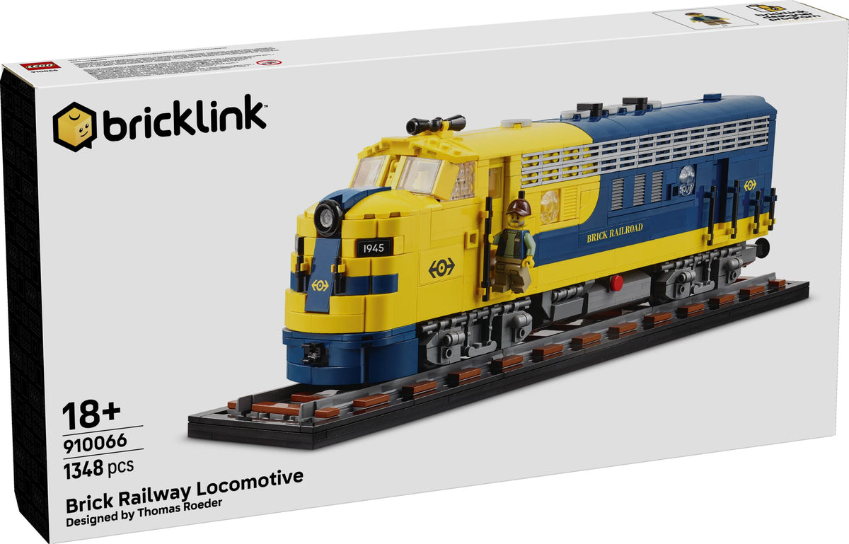 LEGO Bricklink Brick Railroad Locomotive - Series 8 - 910066