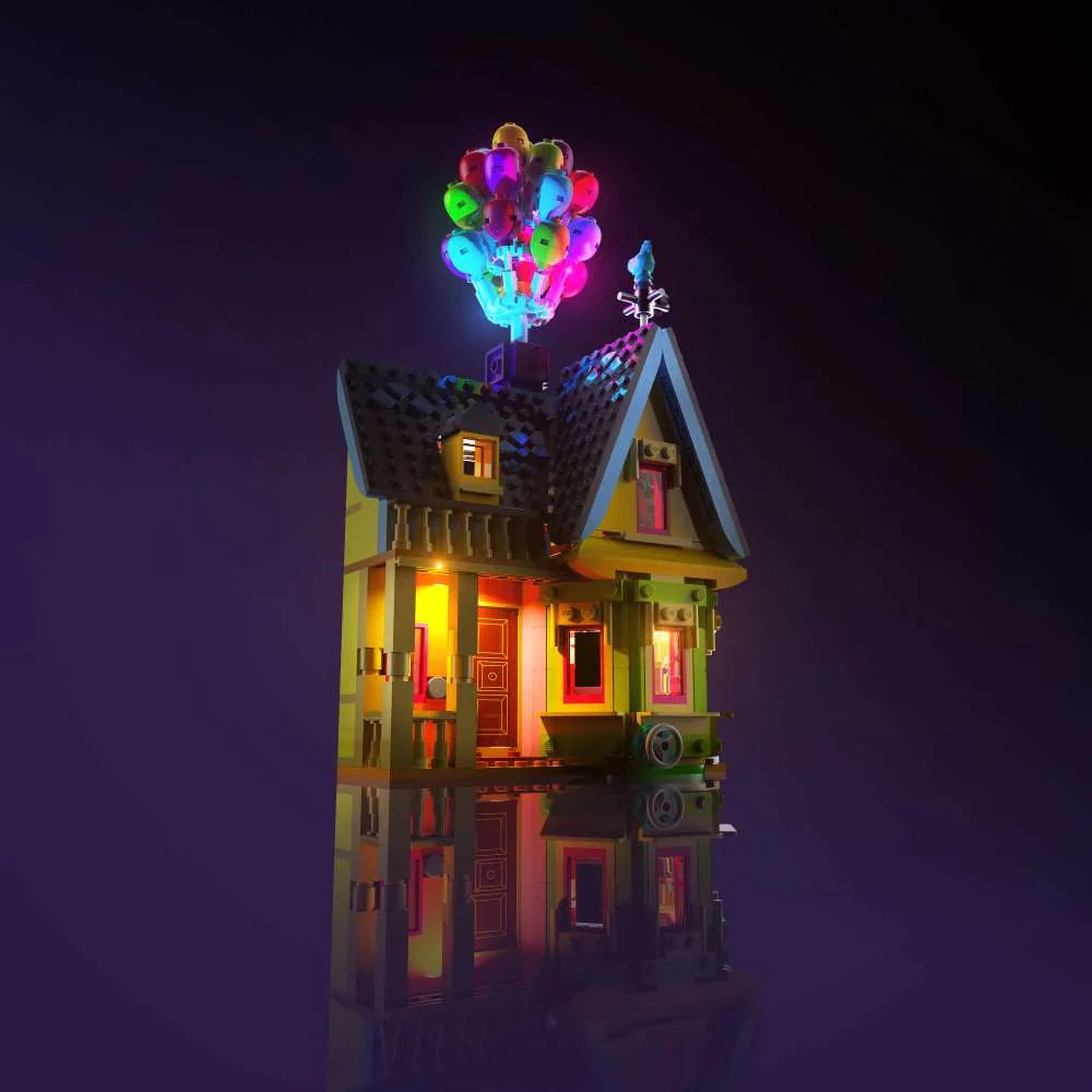 LMB 2.0 LED Licht Set für LEGO Carls Haus aus „Oben“ 43217