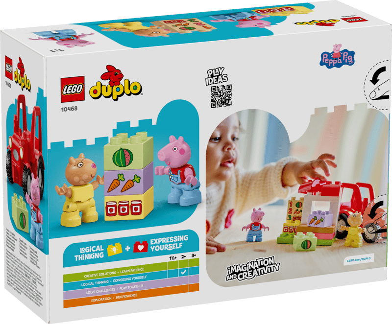 LEGO DUPLO Peppa Pig Traktor und Marktstand 10468