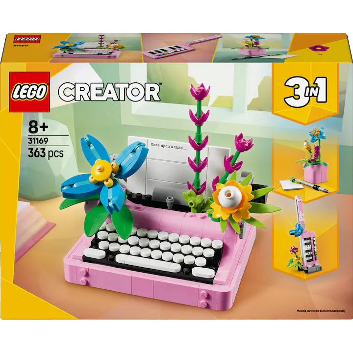 LEGO Creator Schreibmaschine mit Blumen 31169