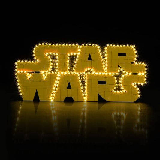 BrickBling LED Licht Set für LEGO Star Wars Logo aus LEGO Steinen (75407)