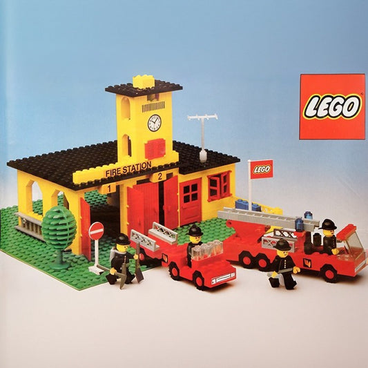 Alte LEGO Feuerwache 374 komplett mit OVP