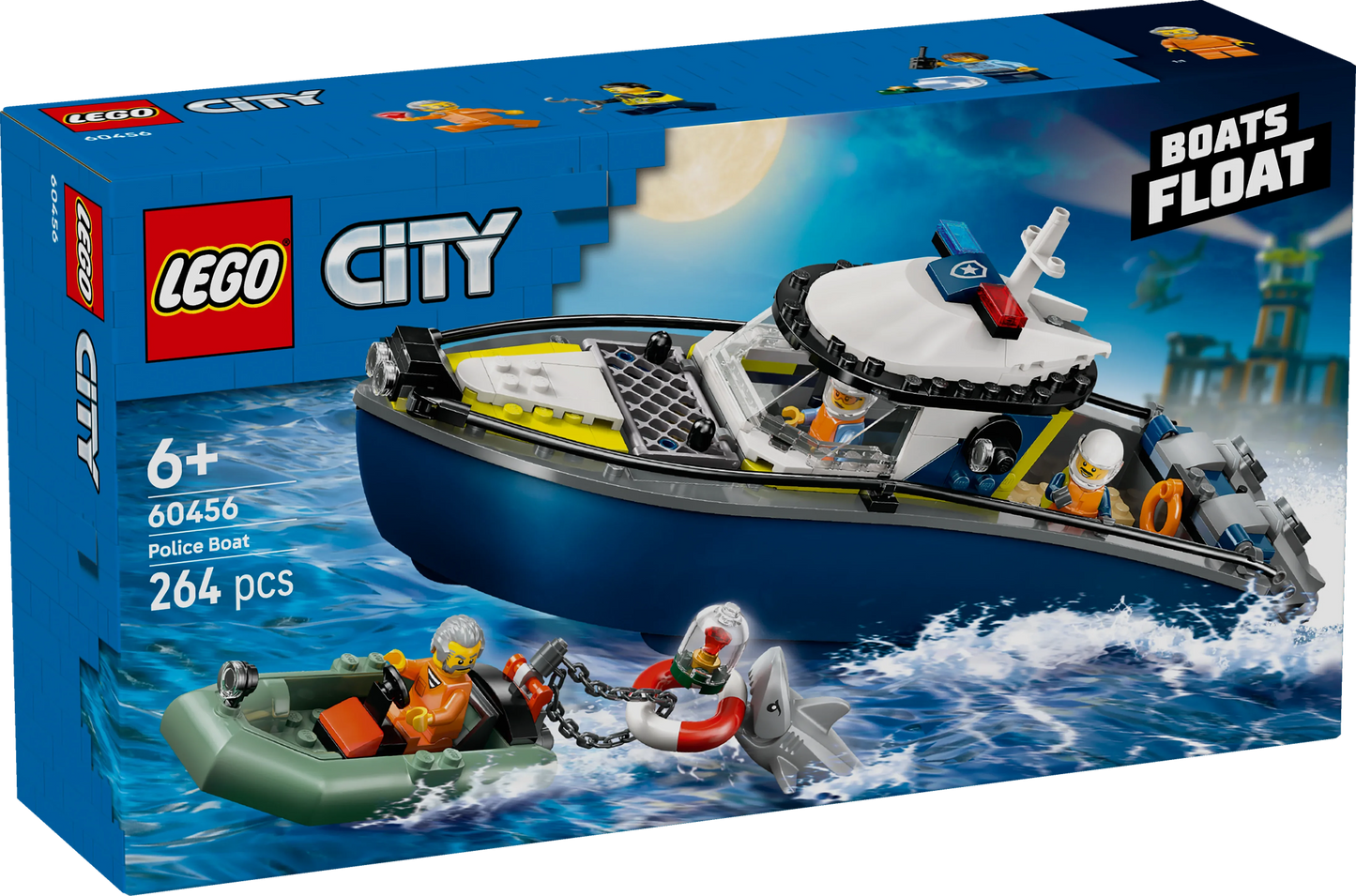 LEGO City Verfolgungsjagd im Polizeiboot 60456