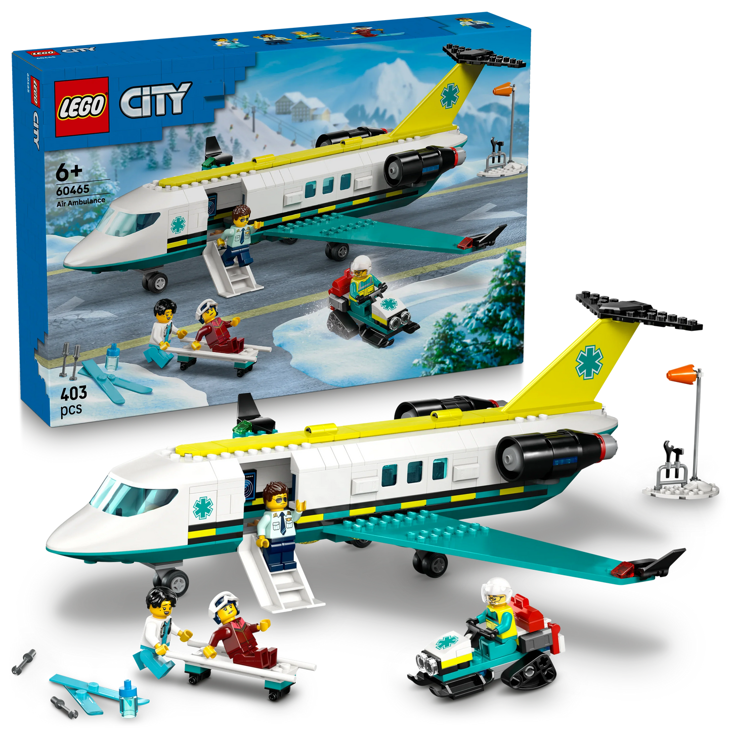 LEGO City Notfallrettungsflugzeug 60465
