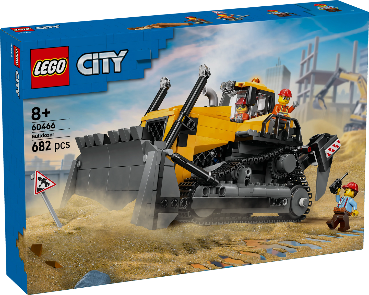 LEGO City Gelber Bulldozer 60466