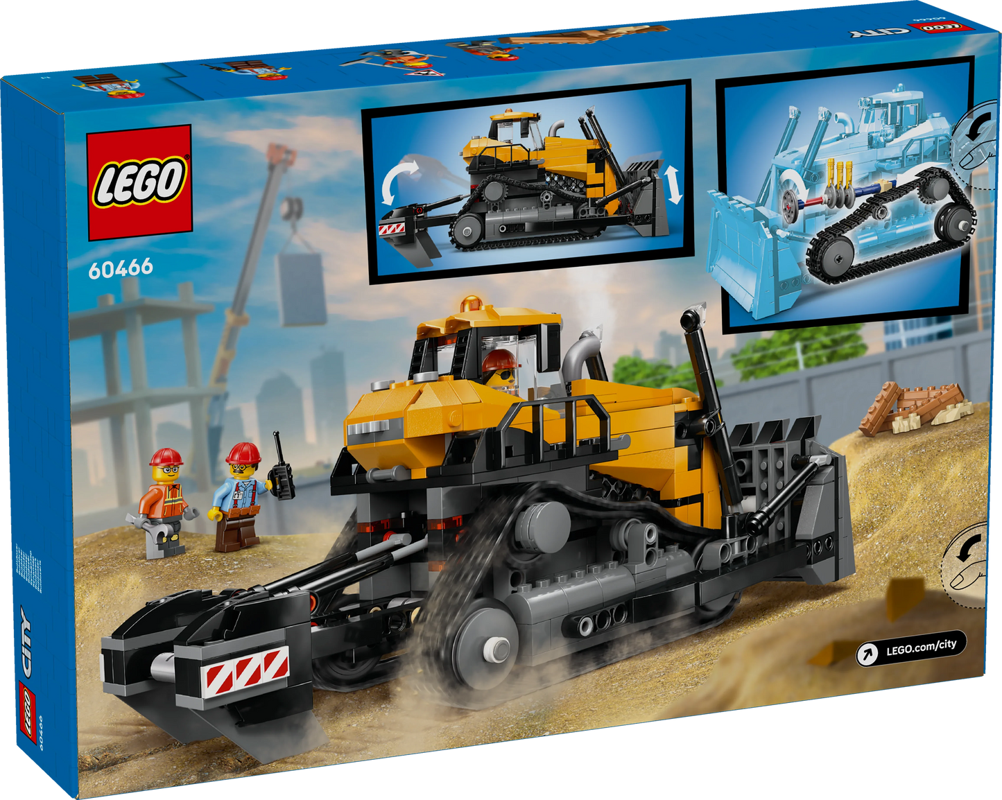 LEGO City Gelber Bulldozer 60466